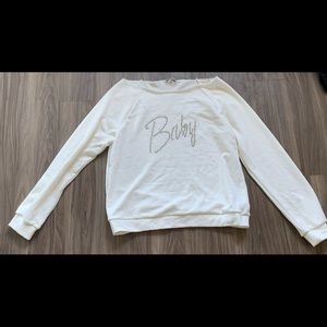 Slight Off the Shoulder Crewneck